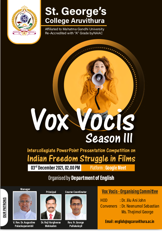 Vox Vocis: Season III - Power Point presentation competition